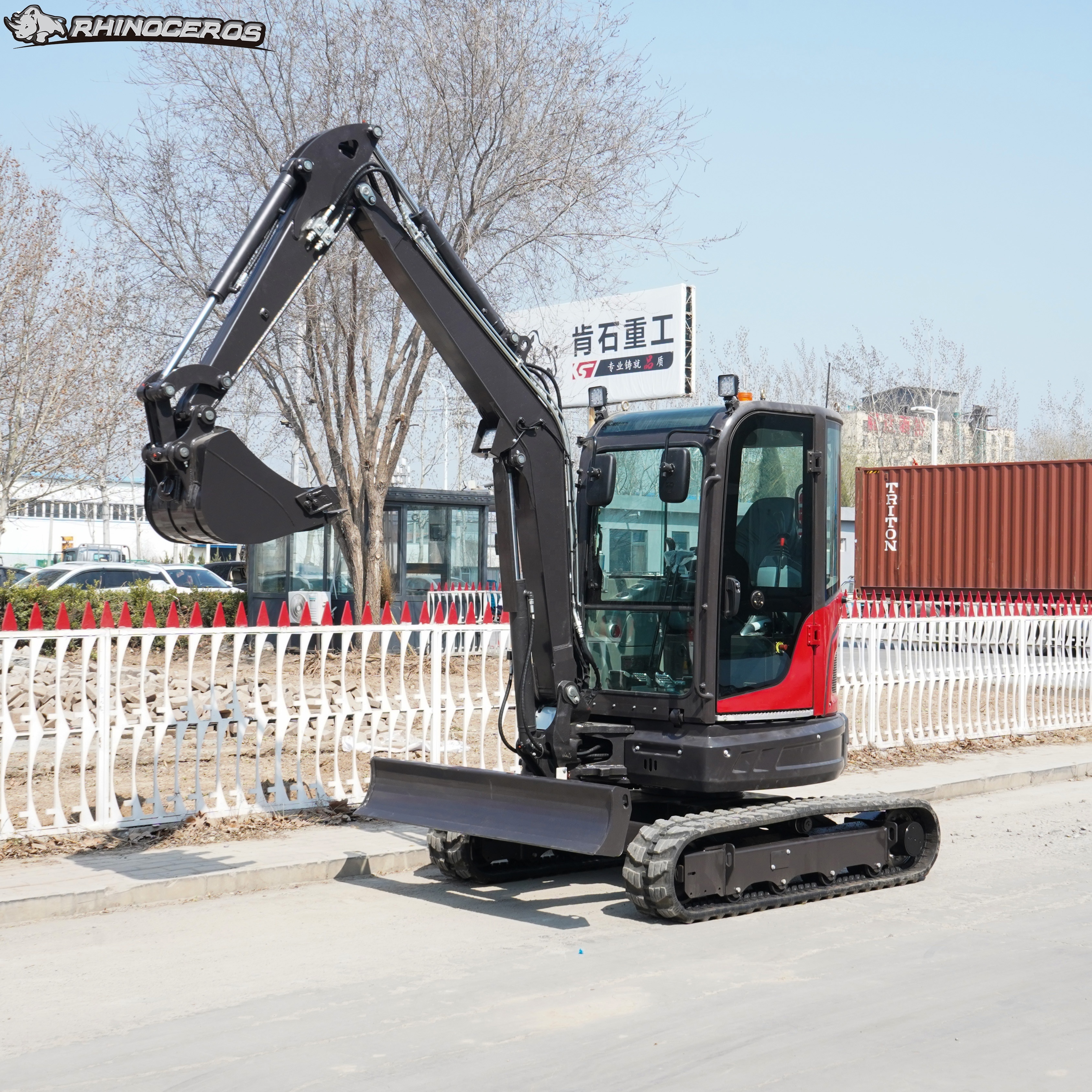 Irene Rhinoceros 3.5ton 4ton crawler excavator XN35  with swing boom  digger mini