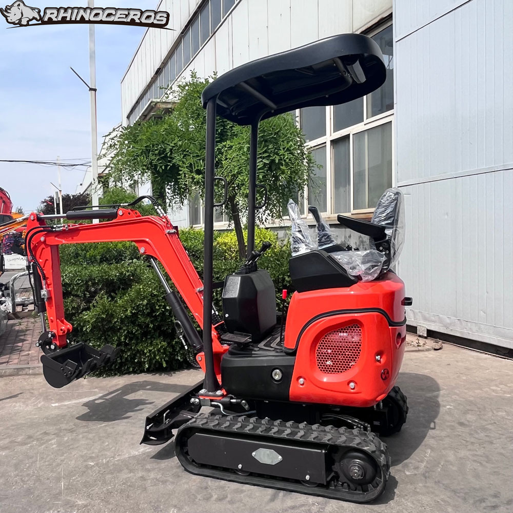 XN12-9 1 ton mini Bagger 2024 New Excavator Digging Hydraulic Micro Smallest Mini Excavator rhinoceros