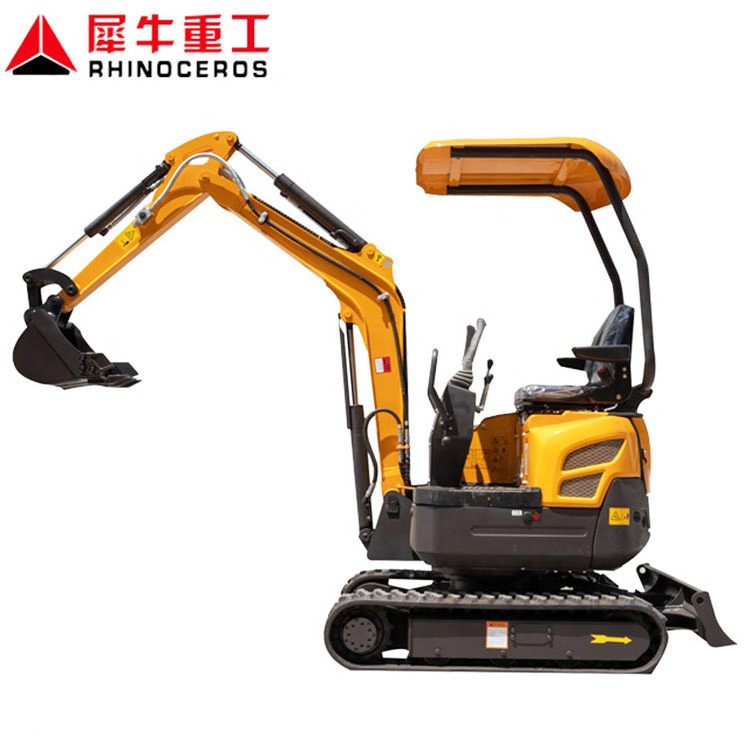 Rhinoceros  XN16 1500kg Factory Cheaper Price construction equipment mimi escabadora mini excavator parts 1.5 ton digger