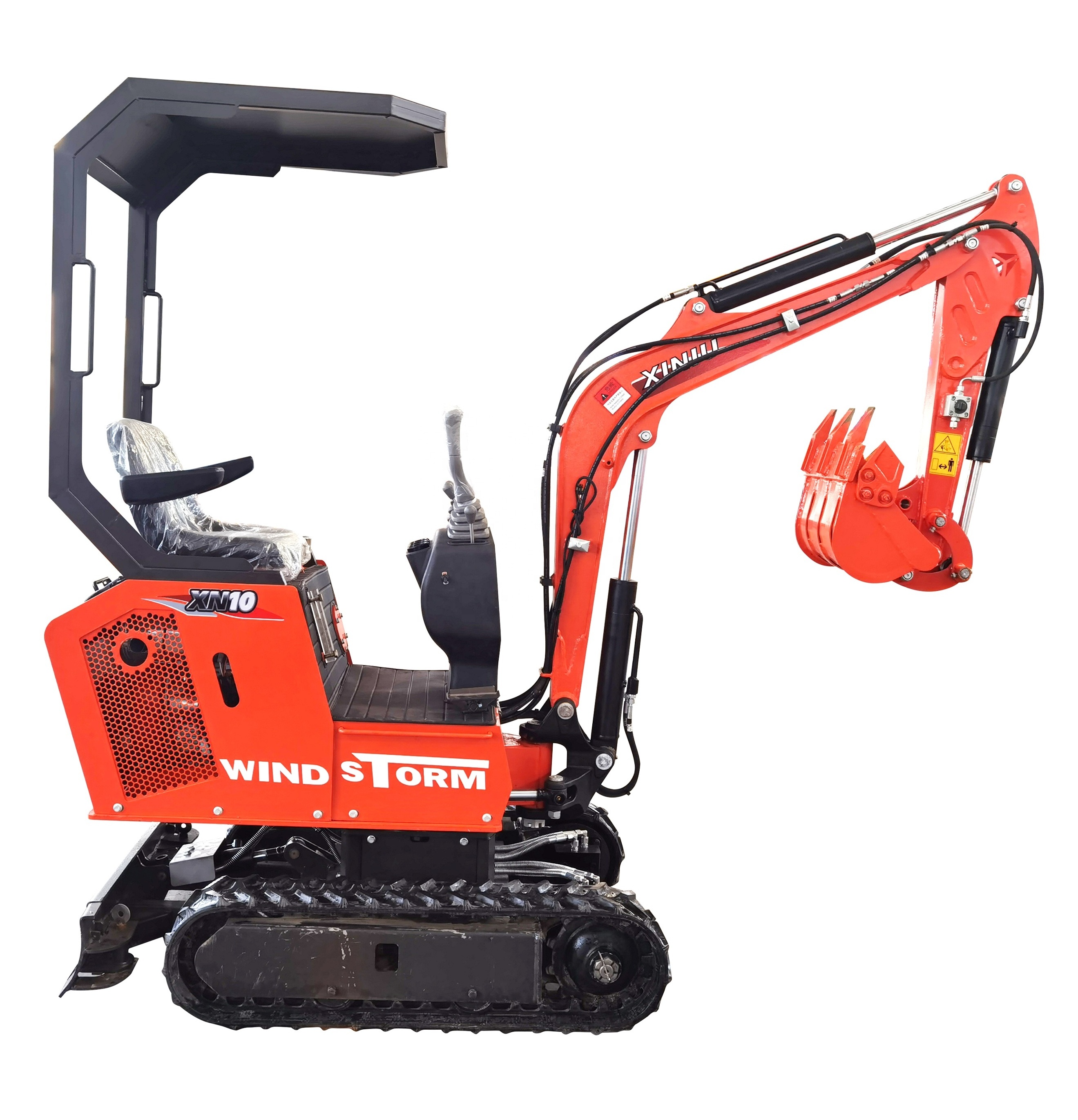 Rhinoceros XN10 windstorm  mini digger 1 ton crawler excavator CE mini bagger 0.8 ton mini excavator