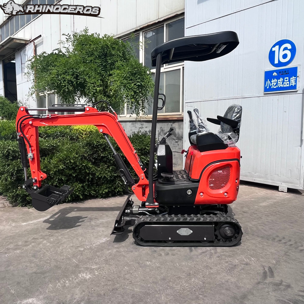 XN12-9 1 ton mini Bagger 2024 New Excavator Digging Hydraulic Micro Smallest Mini Excavator rhinoceros