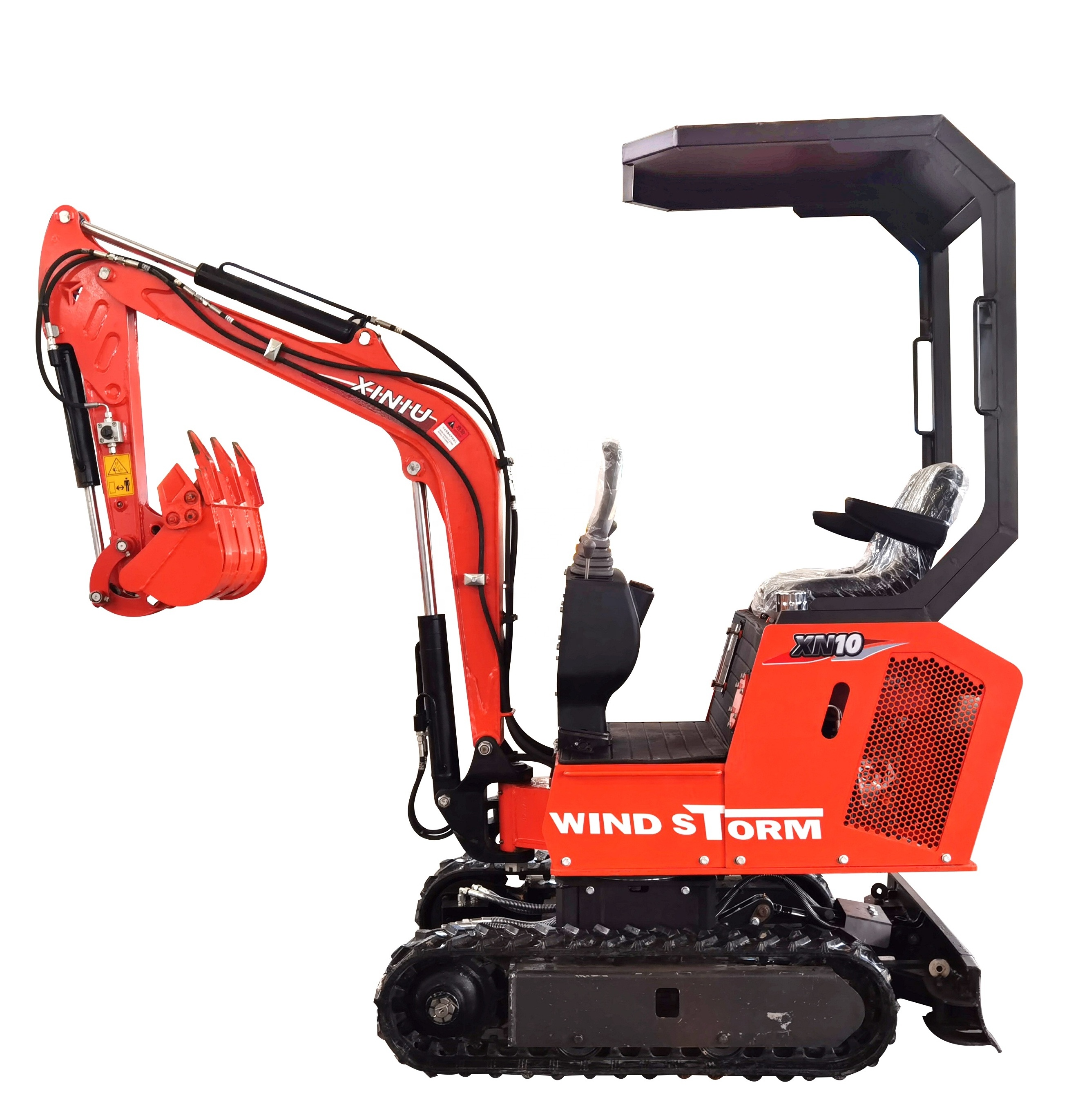 Rhinoceros XN10 windstorm  mini digger 1 ton crawler excavator CE mini bagger 0.8 ton mini excavator