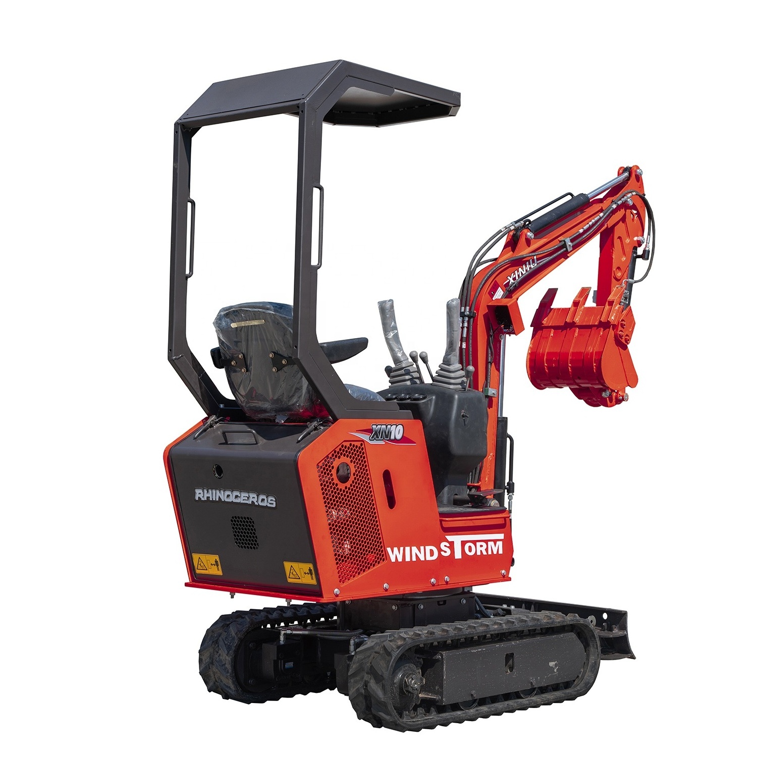 Rhinoceros XN10 windstorm  mini digger 1 ton crawler excavator CE mini bagger 0.8 ton mini excavator