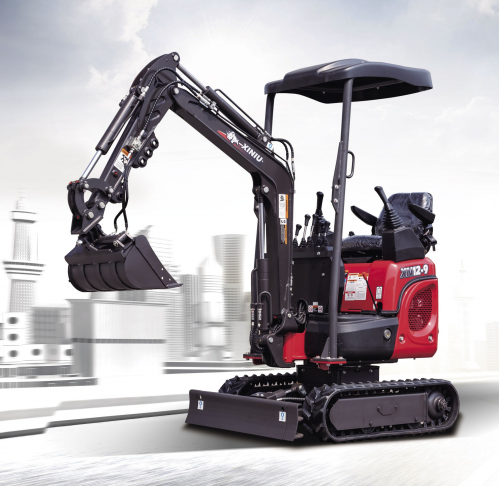 Mini crawler excavator from China Shandong Ken Stone factory  Mini Excavator 1 Ton with  CE certificate Rhinoceros XN12-9