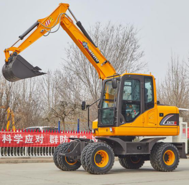 Peter XN75B Rhinoceros 6 ton Wheel Excavator 6230kg 5 tonne excavator