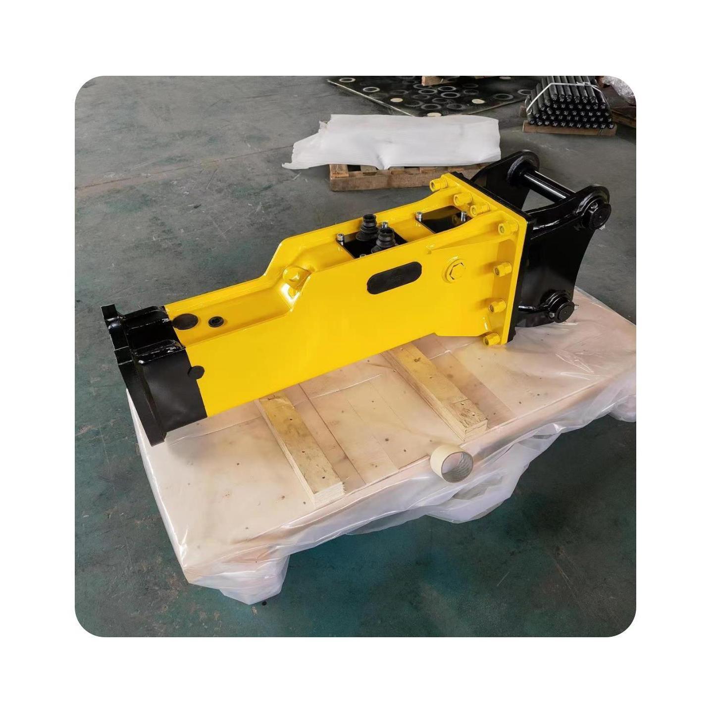 Miniexcavadora 1 2 3 ton mini excavator compressor stone hydraulic break concrete breaker hammer for bobcat e10 mini excavator