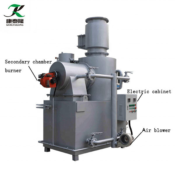 Smokeless and odorless medical waste cremation incinerator for sale