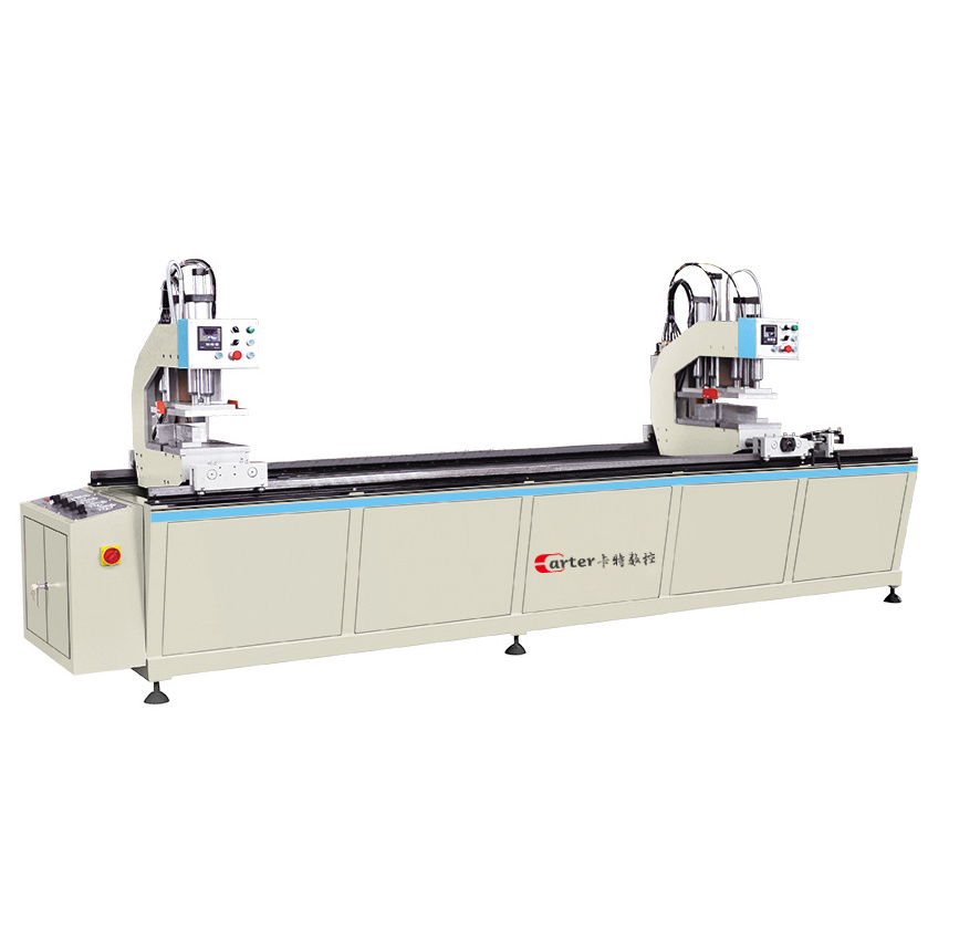 Two Head PVC and UPVC Window Welding Machine Making Machine Single Side Seamless Welding Machine