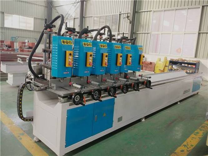 Multi head combination drilling machine  aluminum window machine  aluminum profile drilling machine