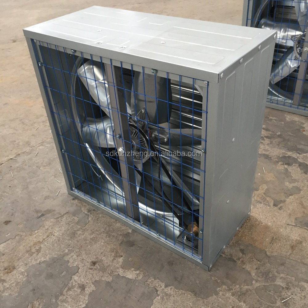 Quality Shandong kunzheng Low noise poultry exhaust fan to protect heat stress of dairy cows