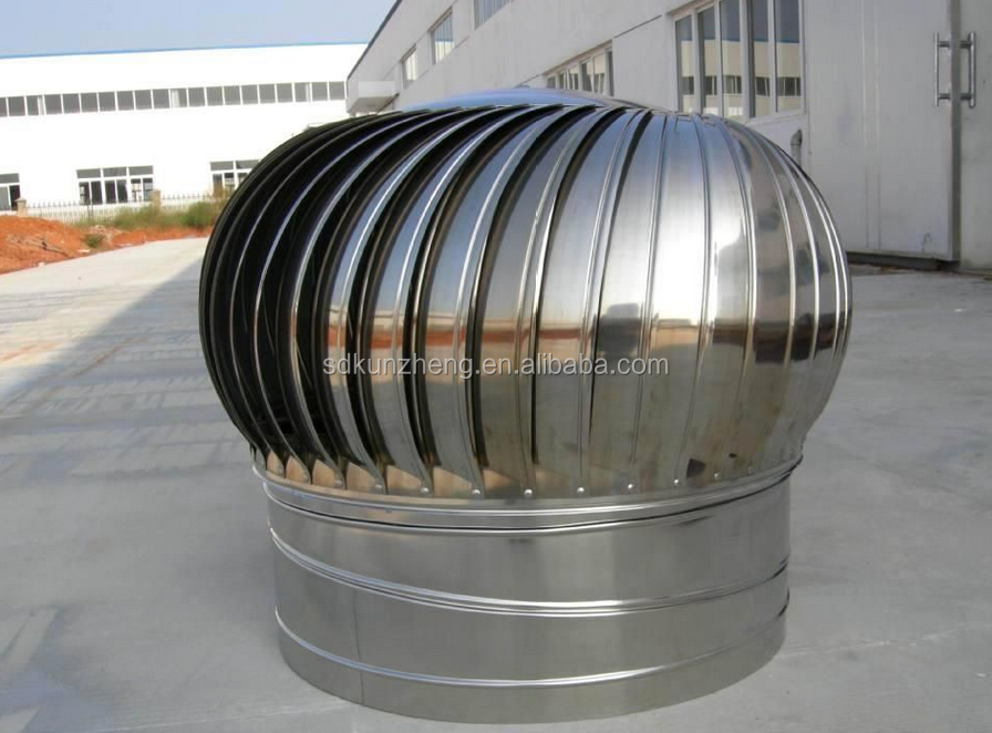 Kunzheng Wind Power Roof Turbo Ventilator No Power Exhaust fan