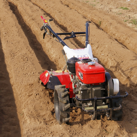 Mini Cultivator 8hp and 6hp Diesel Engine With Water Cooling Power Tiller With Fertilize Implement