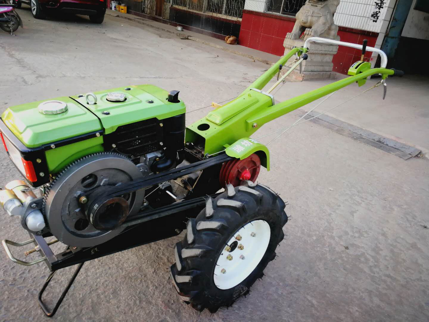 Agricultural Machinery 20HP Pow Tiller Diesel  Walking Tractor With Disc Plough For Sale