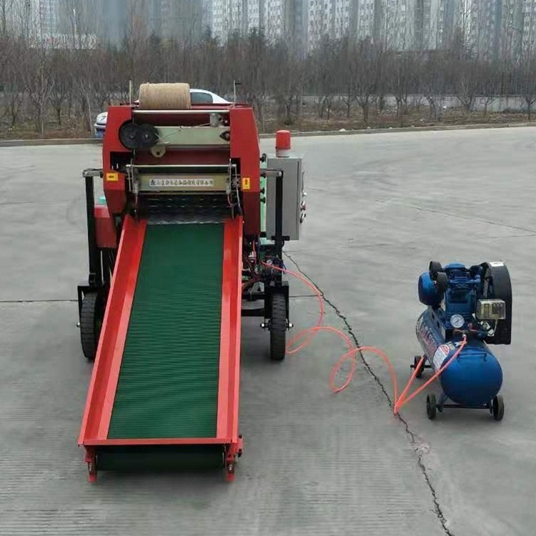 Corn Silage Hay Baler   Silage baler  Silage baling envelopment machine   Hay Straw Packing Wrapping Machine Corn Stalk