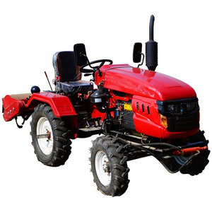 Cheap Farm small 12 hp 2wd compact tractor Mounted frond end loader with bucket for sale