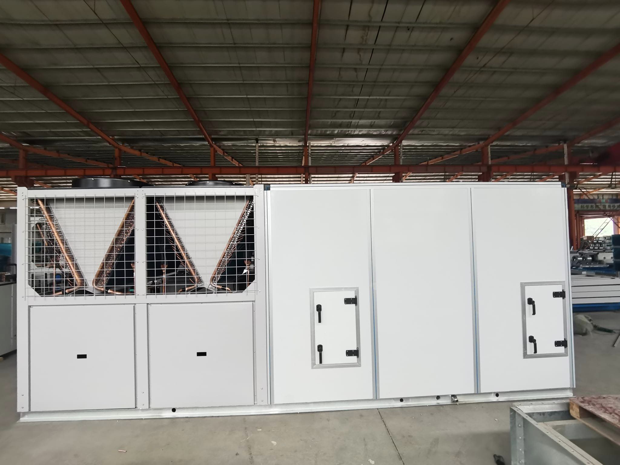 Industrial Air Handling Unit Rooftop Package Cabinet Air Conditioner System