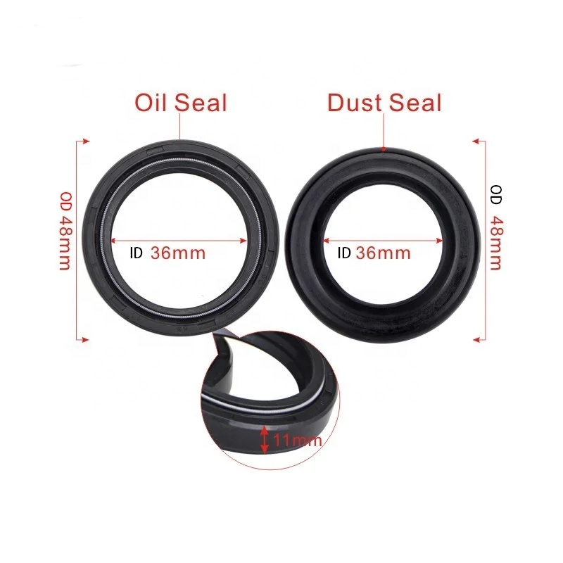 SDK Factory 36*48*11/10.5 Motorcycle Front Fork Oil Seal and Dust seal For Yamaha XJ750 XJ750R Kawasaki KZ550 KZ75