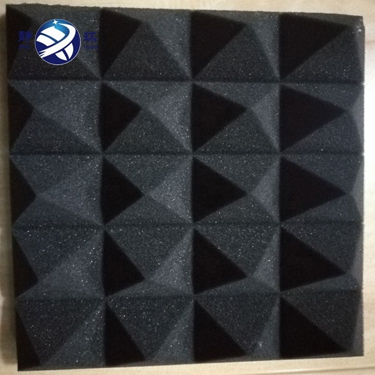 Jinghuan sound Isolation foam polyester soundproof acoustic panel