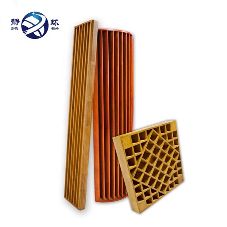 Jinghuan acoustic sound diffuser Acoustic Wooden Soundproof Material Sound diffuser panel