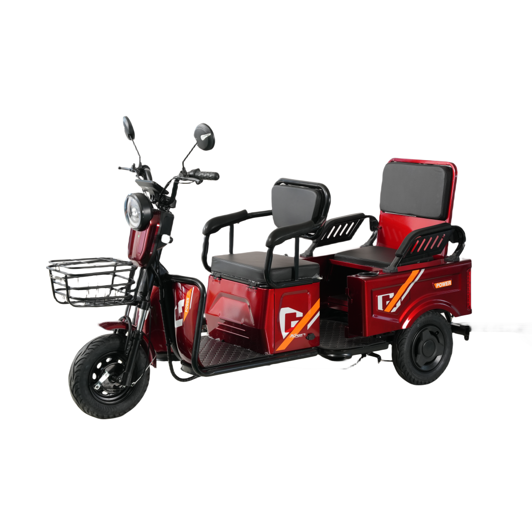 China Electric Leisure Tricycle 600W-800W Electric Tricycler Sidecar Electric Cargo Adult Fashion and Leisure Tricycle