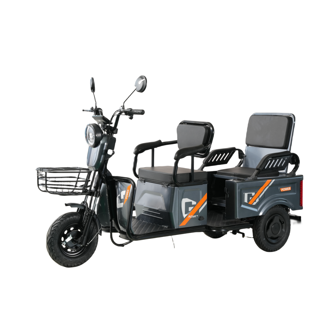 China Electric Leisure Tricycle 600W-800W Electric Tricycler Sidecar Electric Cargo Adult Fashion and Leisure Tricycle