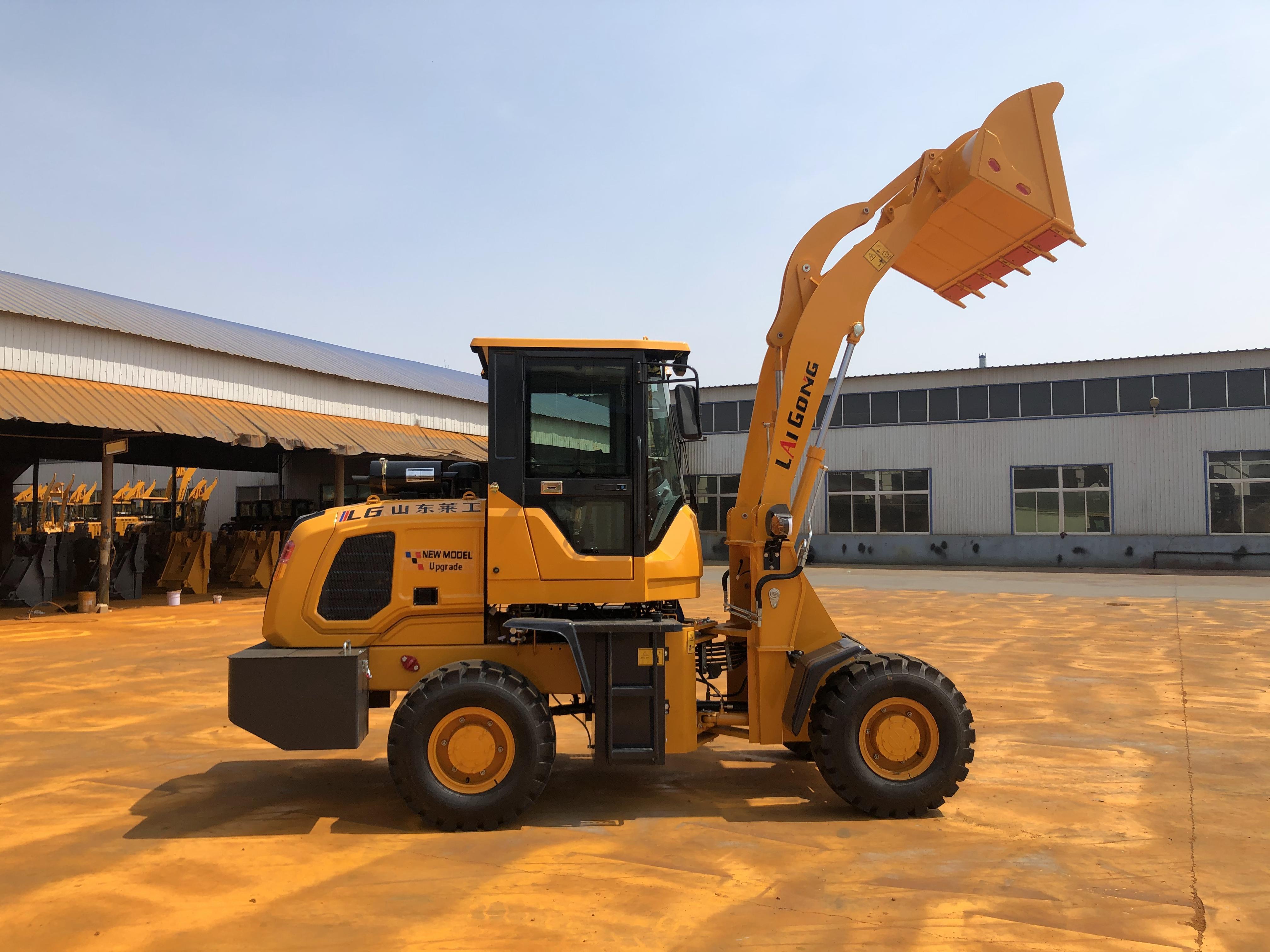 LAIGONG LG926  ER412T 1.2ton Chinese factory OEM new compact small garden front end mini wheel loader