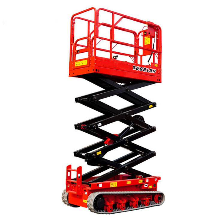 Laigong Lg1214 Ex-A14S 14M Auxiliary Drive 24V 450Kg Electric Work Platform Lifts/Scissor Wheelchair Lift