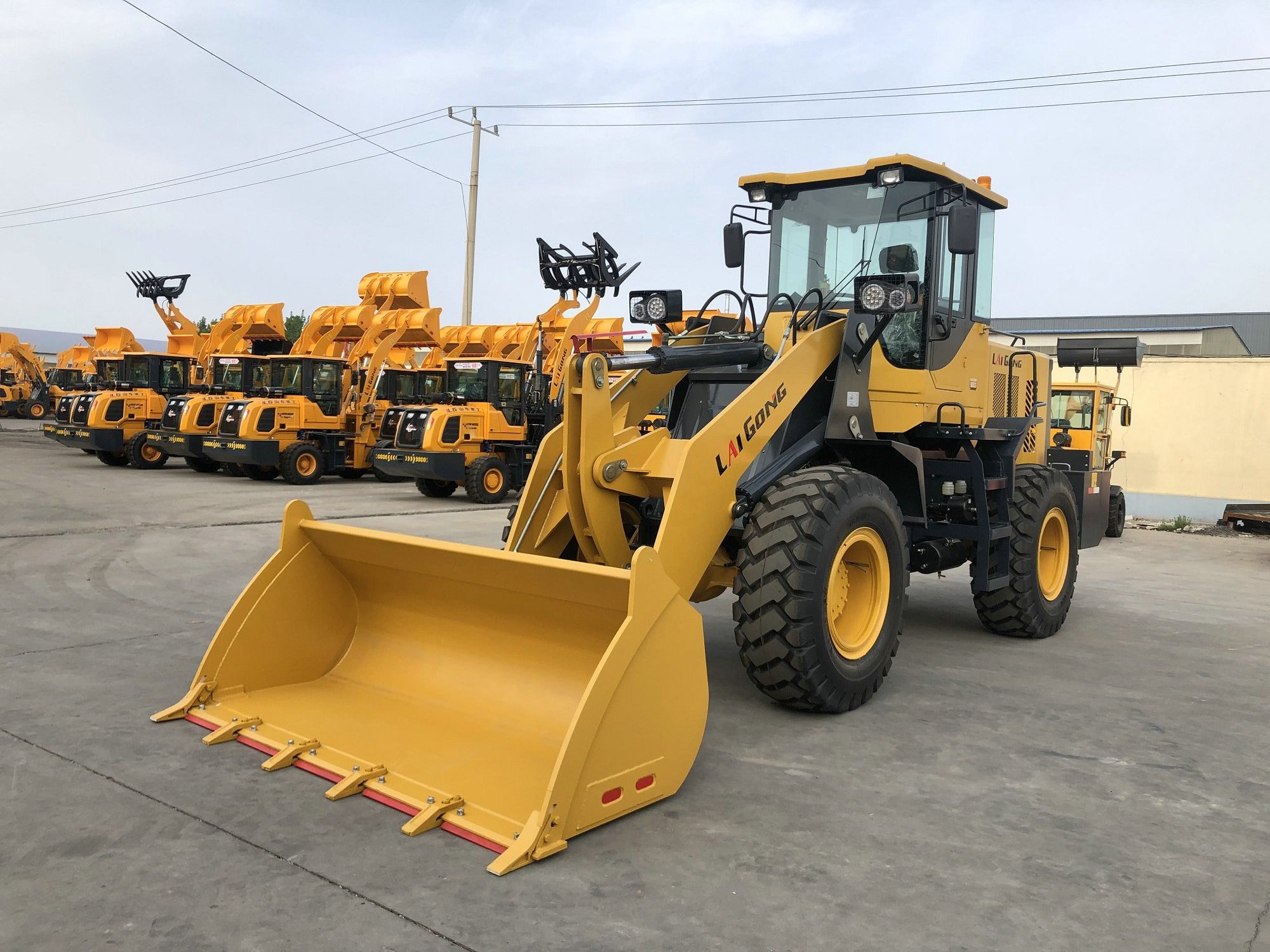 LGCM tire loader light weight speed 3 tons of small and medium-sized loader manufacturers