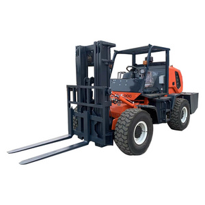 LAIGONG LG35F Diesel All Off Road Rough Terrain Forklift Crosscountry Forklift for China 4 Ton 4000 Kg 4x4 2wd 4wd Diesel Engine