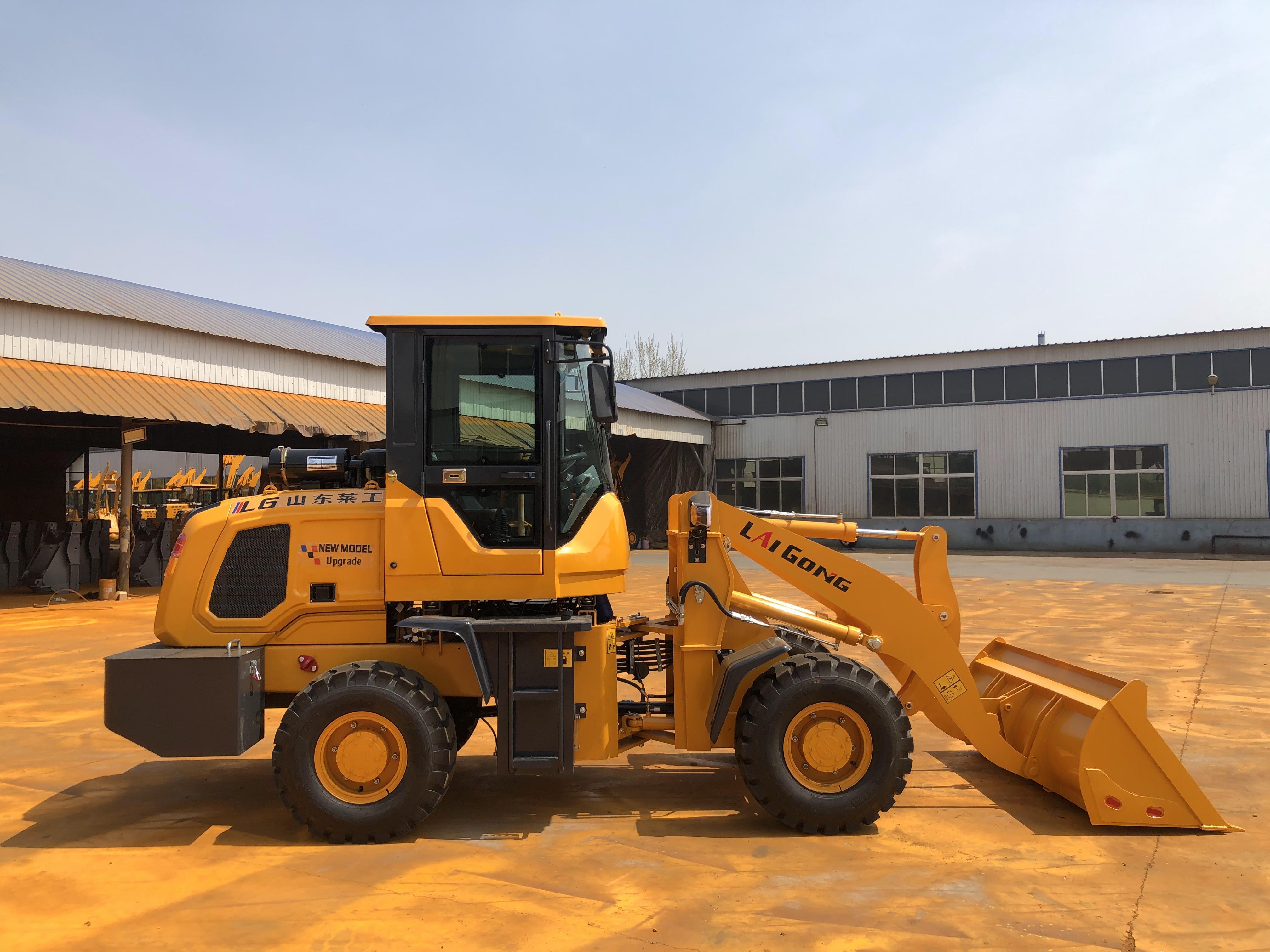 LAIGONG LG926  ER412T 1.2ton Chinese factory OEM new compact small garden front end mini wheel loader