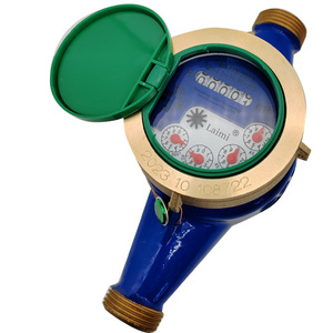 Smart mechanical wet type DN15 water meter for sale