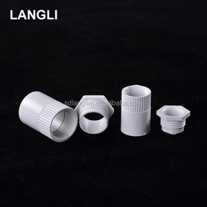 Factory Price pvc conduit pipe accessories pvc Adapter electrical fittings male bush