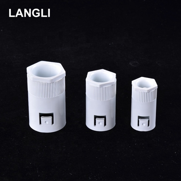 Male And Female 20mm Standard Pvc Conduit Fittings Conduit Bush