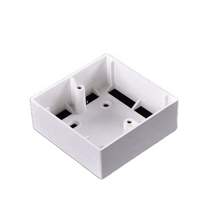 british standard pvc Plastic Fireproof PVC Push Flush Wall Mounting Switch box Junction box flush box