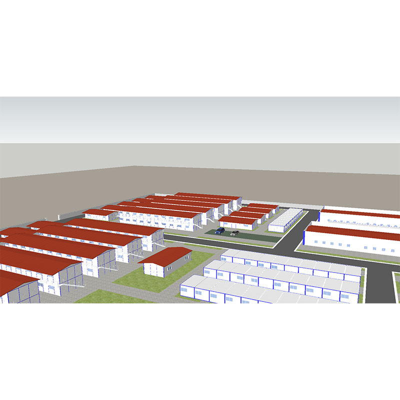 Cheap Easily Assembled Mobile Modular Prefabricated K-shaped K House ...