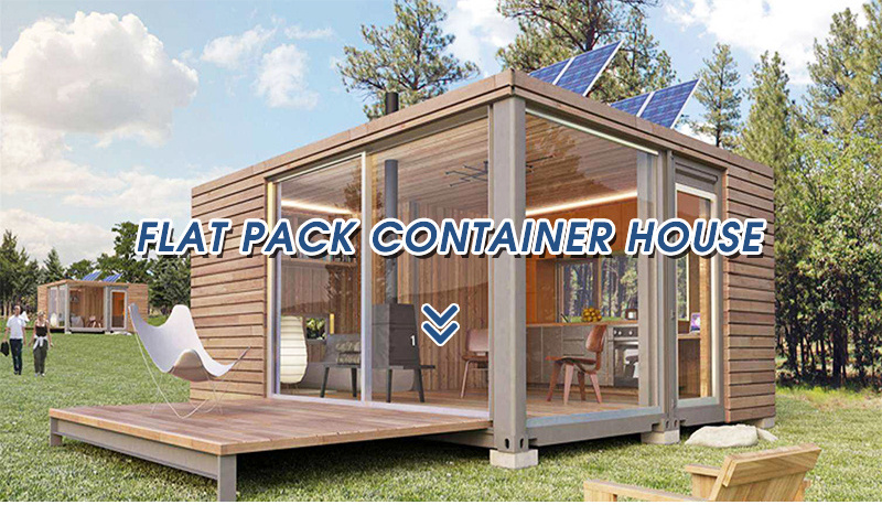 Cost price 20Ft 40 Ft living Flat Pack Container House Prefabricated Container Camping House Detachable Container House