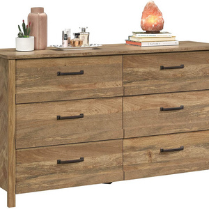 Hot sale indoor furniture living room furniture 6 Drawer dresser