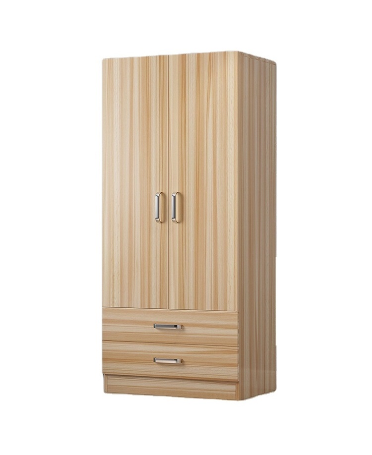 The manufacturer directly provides the economical rental room wardrobe to store the simple combination of two doors, three doors