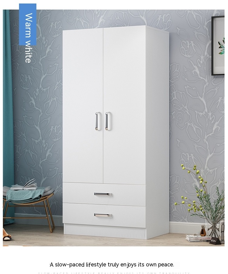 The manufacturer directly provides the economical rental room wardrobe to store the simple combination of two doors, three doors