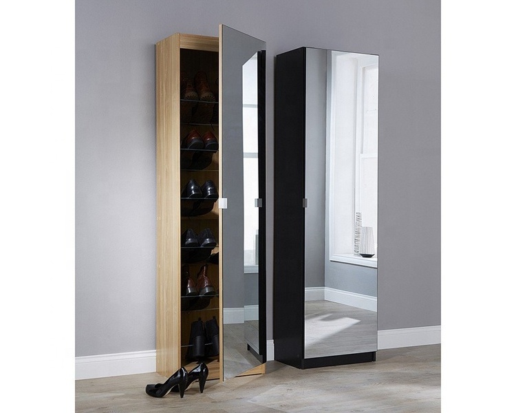 2022Wooden Shoe Cabinet For Entrance Modern Shoe Cabinet Locker Freestanding Shoe Rack Storage Organizer