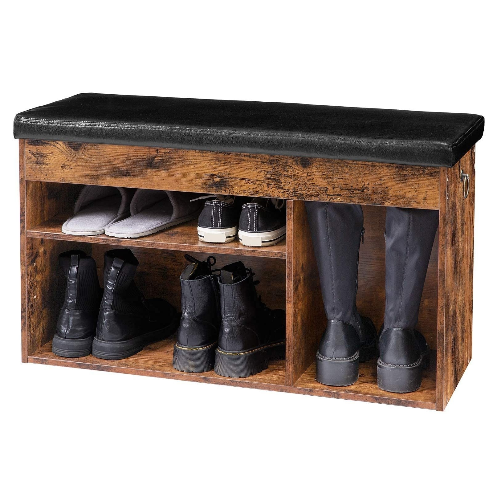 2024 Home Wood Entryway Bench with Shelf Rack Hallway Storage Hot Selling Shoe Cabinet With Seat