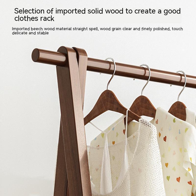 Minimal coat rack, floor to ceiling, household bedroom, living room, clothes hanging, foldable