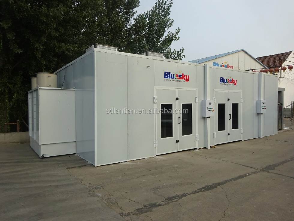 wood door spray painting machine/ China supplier Paint Spray Booth for furniture