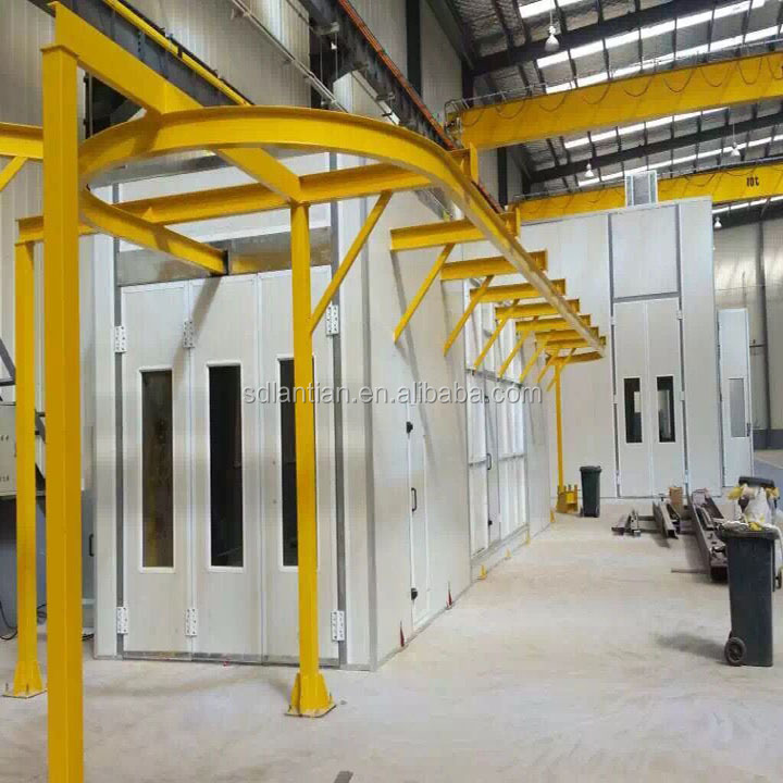 China powder coat spray booth/Dry Powder Coating Line/powder coating machine