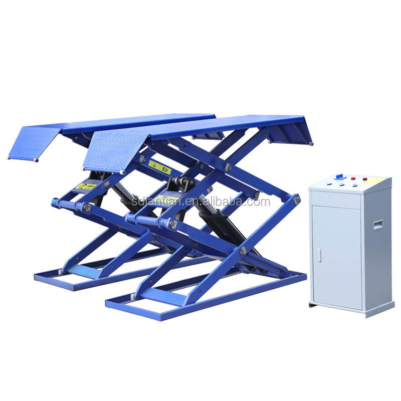 Scissor hydraulic garage car lift LS-3000B full rise scissor lift 3500 kg