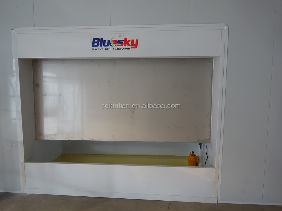 wood door spray painting machine/ China supplier Paint Spray Booth for furniture