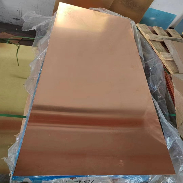 Pure Copper Sheet Cooper Sheet/plate C12200 3mm Copper Alloy Bronze Wholesale Price 99.90% Copper Alloy Plate Sheet C17500