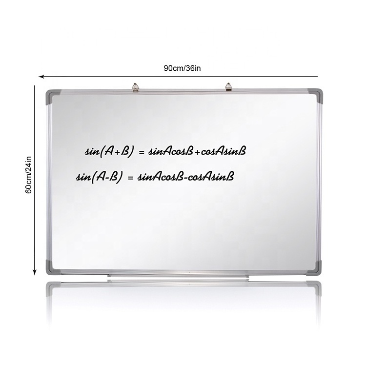 Magnetic white board aluminium frame white writing board wall mounted magnetic whiteboard for classroom