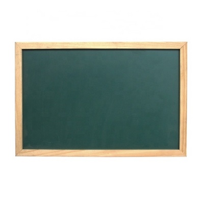 Home wall mounted small message green black board decorative office wooden frame magnetic writing green chalk board