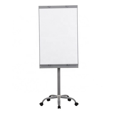 Office and school supplies mobile dry erase magnetic white board flipchart easel height adjustable flip chart stand with wheels